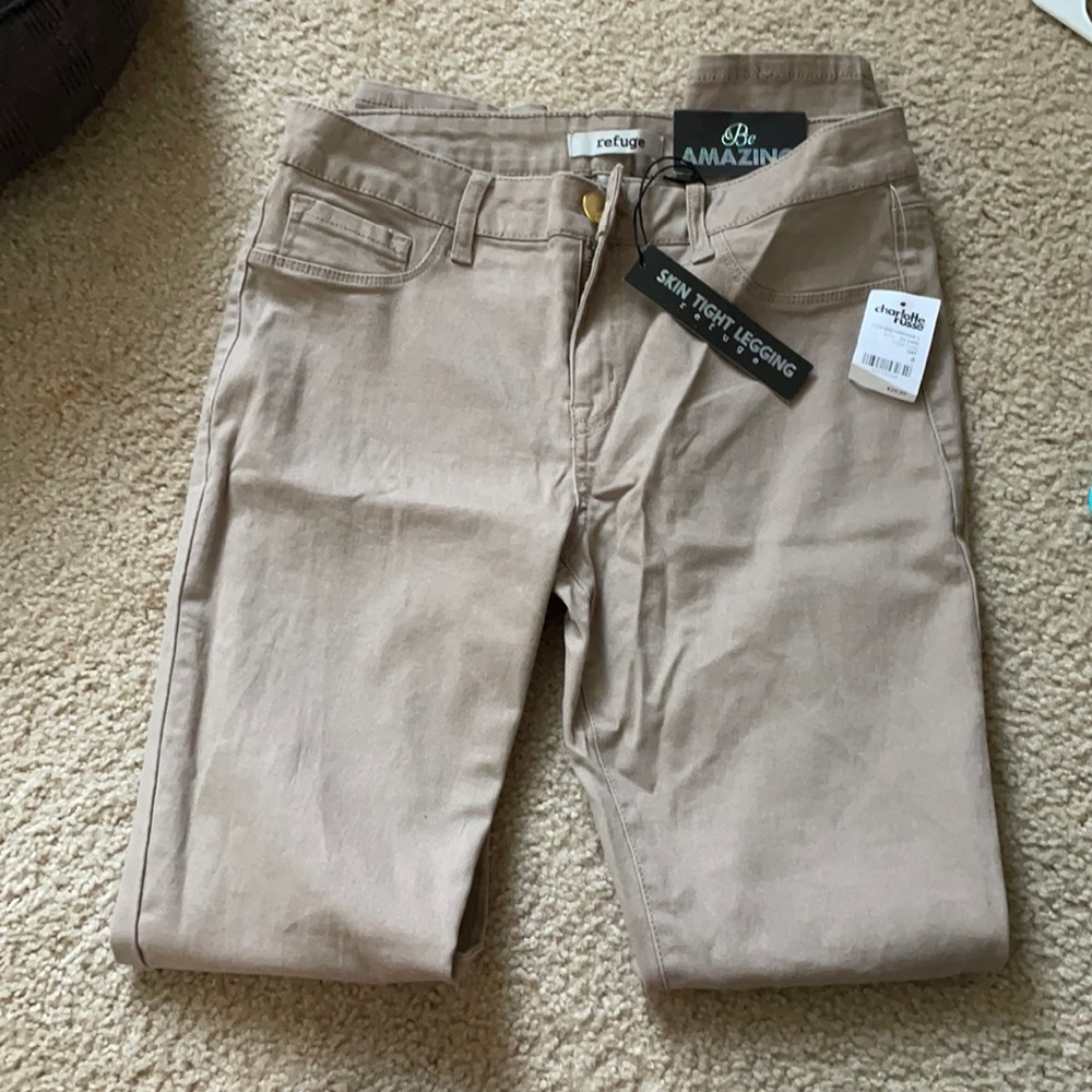 Refuge Khaki Jeggings NWT